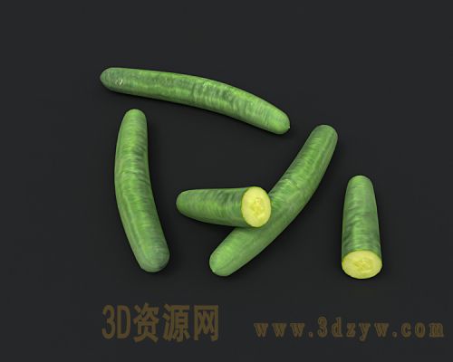 黄瓜3D模型