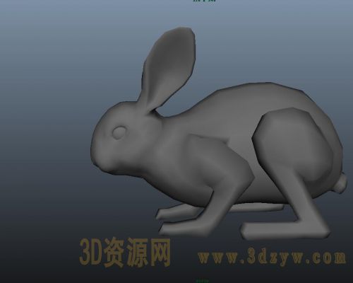maya兔子模型