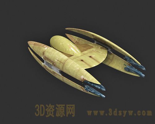 科幻星际战斗机模型