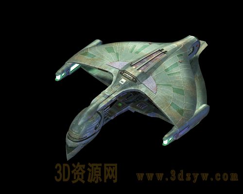 星际罗慕伦战舰 罗慕伦战鸟3d模型
