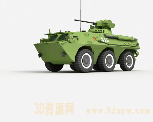 ZSL92B轮式步兵战车3d模型