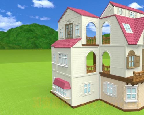 森贝儿过家家玩具房子模型
