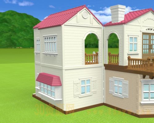 森贝儿过家家玩具房子模型2