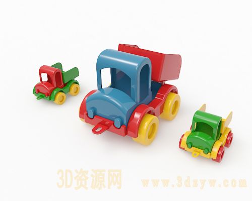儿童玩具车3d模型