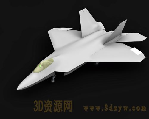 F-22猛禽战斗机模型 F22战斗机3d模型