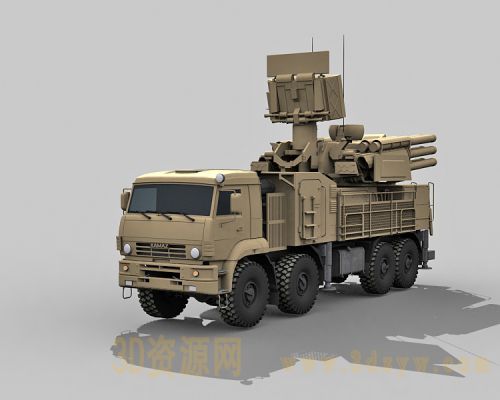 Pantsyr-S1弹炮合一防空系统模型 Pantsyr-S1模型