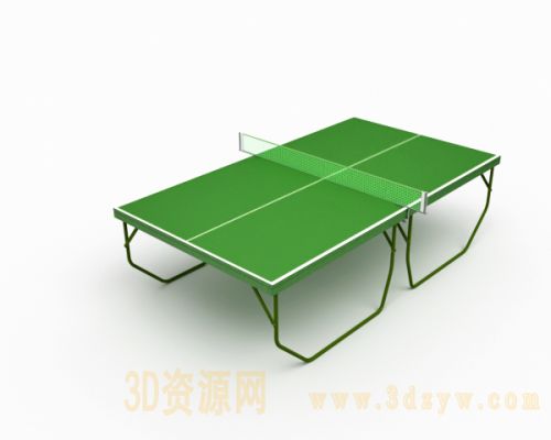 乒乓球台模型 乒乓球案子 乒乓球桌模型
