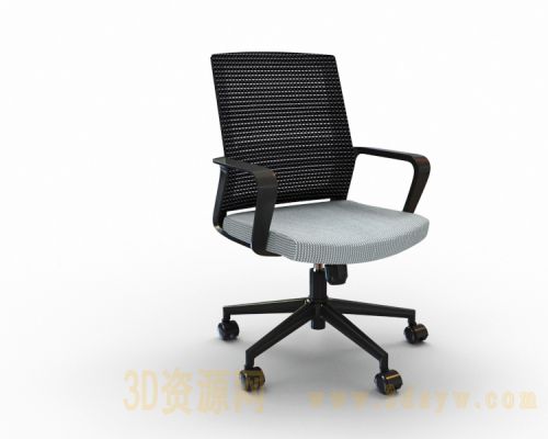 旋转办公椅模型 电脑椅 旋转椅模型