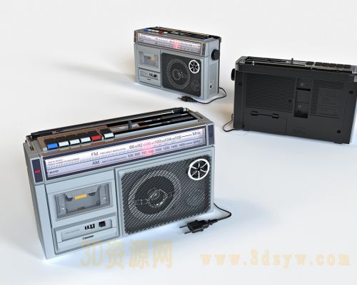 精细收音机模型 广播模型 老式收音机模型