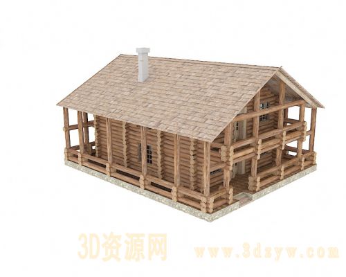 木房子模型 小木屋