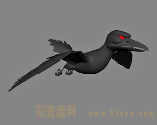 黑乌鸦 卡通乌鸦模型