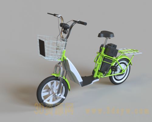 电动自行车模型 电动车