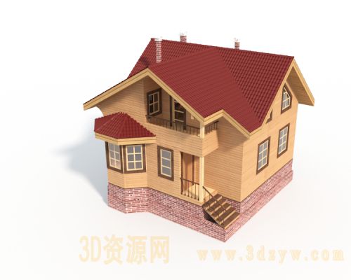 别墅小屋模型