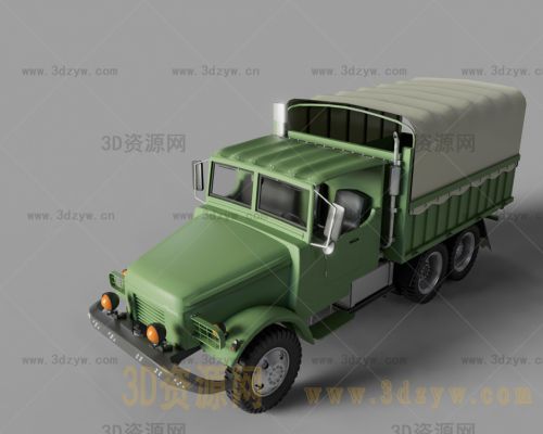 军用卡车模型 解放卡车