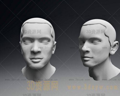 Maya人头模型