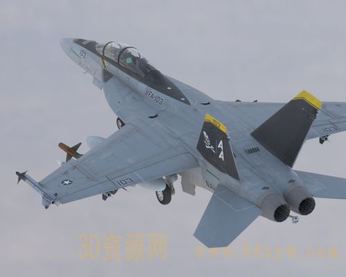 FA-18F超级大黄蜂双座舰载多用途战斗机  FA-18F大黄蜂战斗机模型